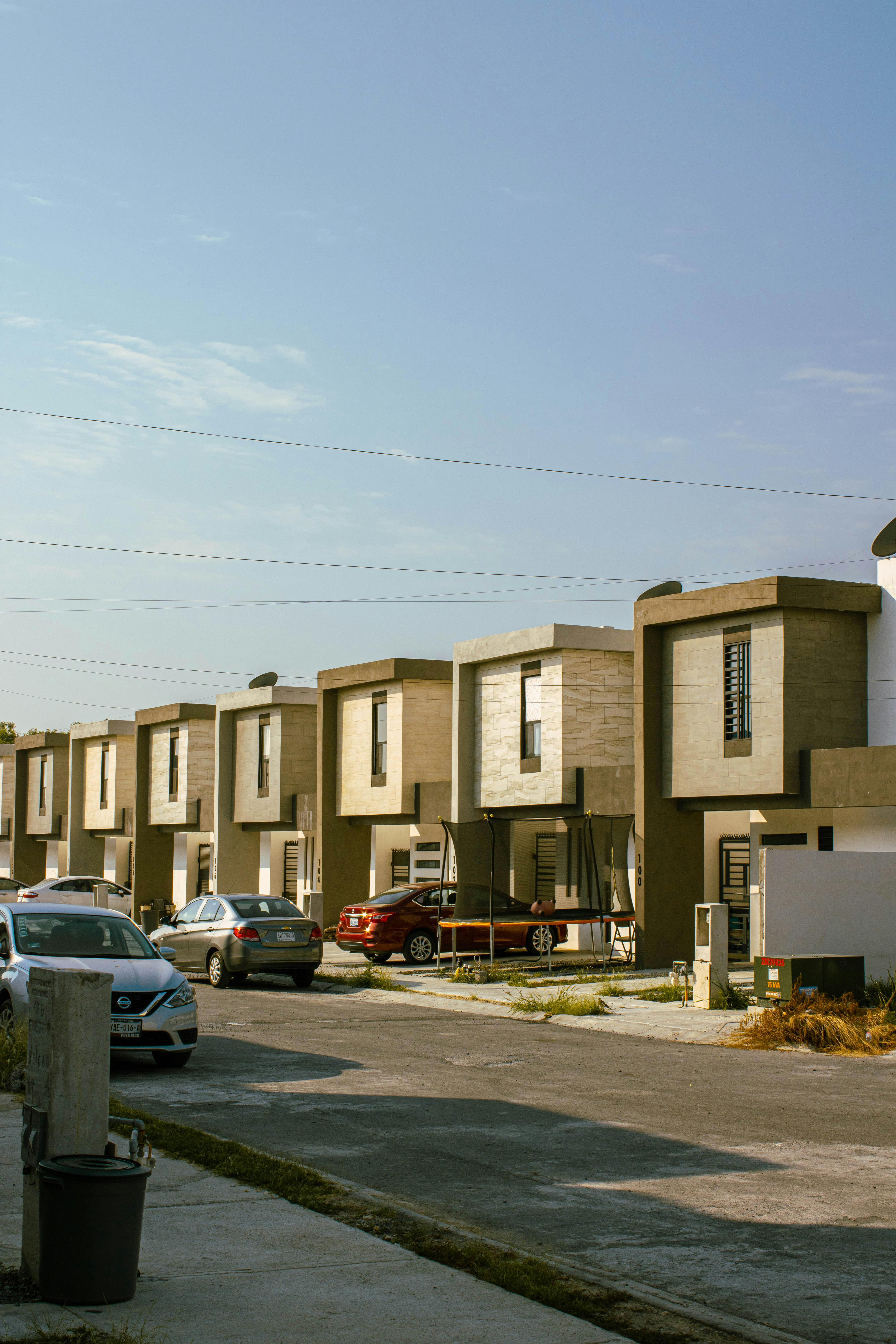 Fachada moderna de vivienda